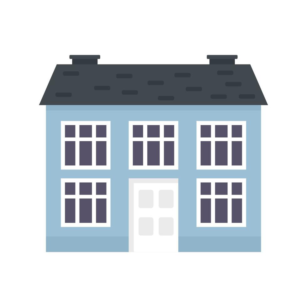 Cottage icon flat isolated vector