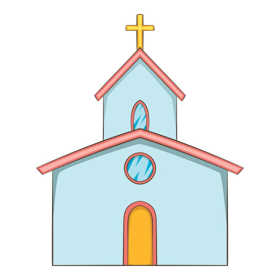 icono de la iglesia, estilo de dibujos animados 14935932 Vector en Vecteezy