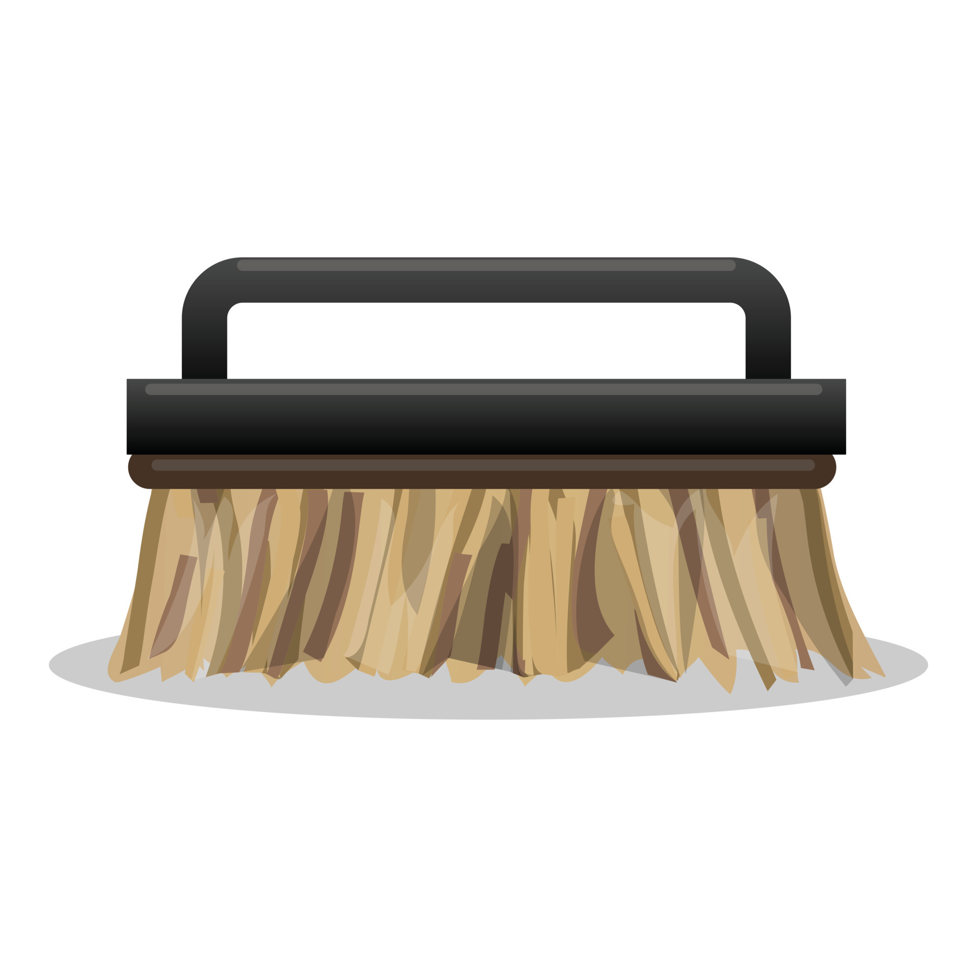 Cleaning brush icon cartoon vector. Cleaner tool 14935954 Vector Art at