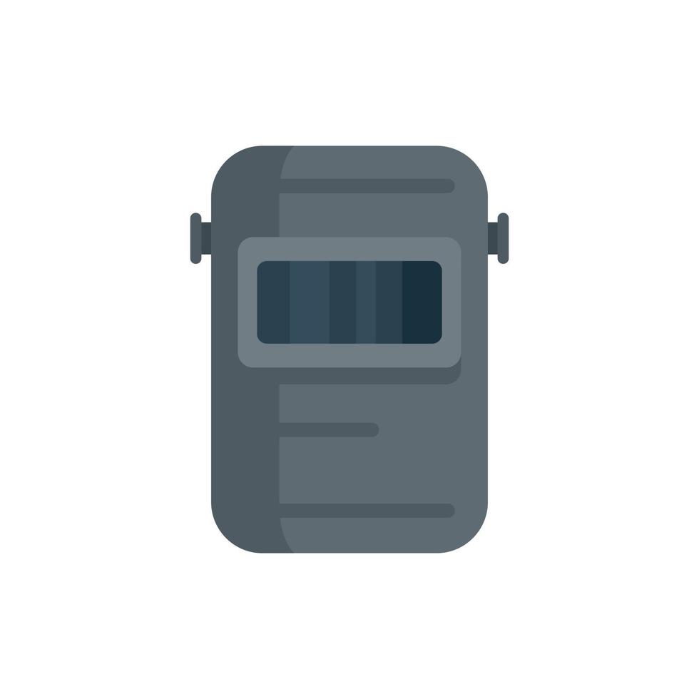 Welder mask icon flat isolated vector