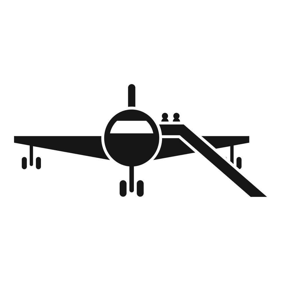 Airplane icon simple vector. Airline passenger vector