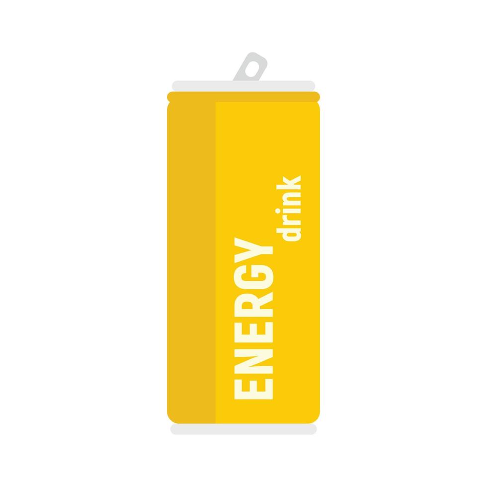 Tonic energy drink icon flat isolated vector