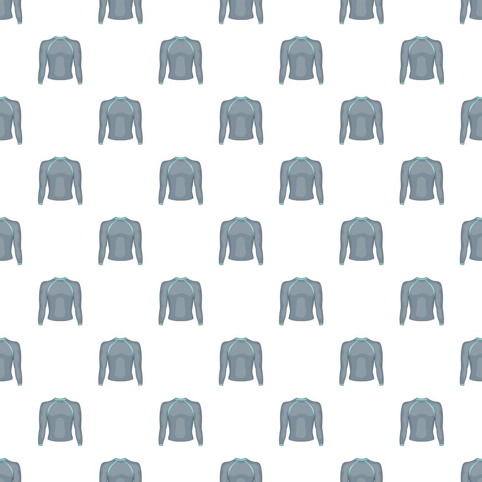 Thermolinen gray pullover pattern, cartoon style vector