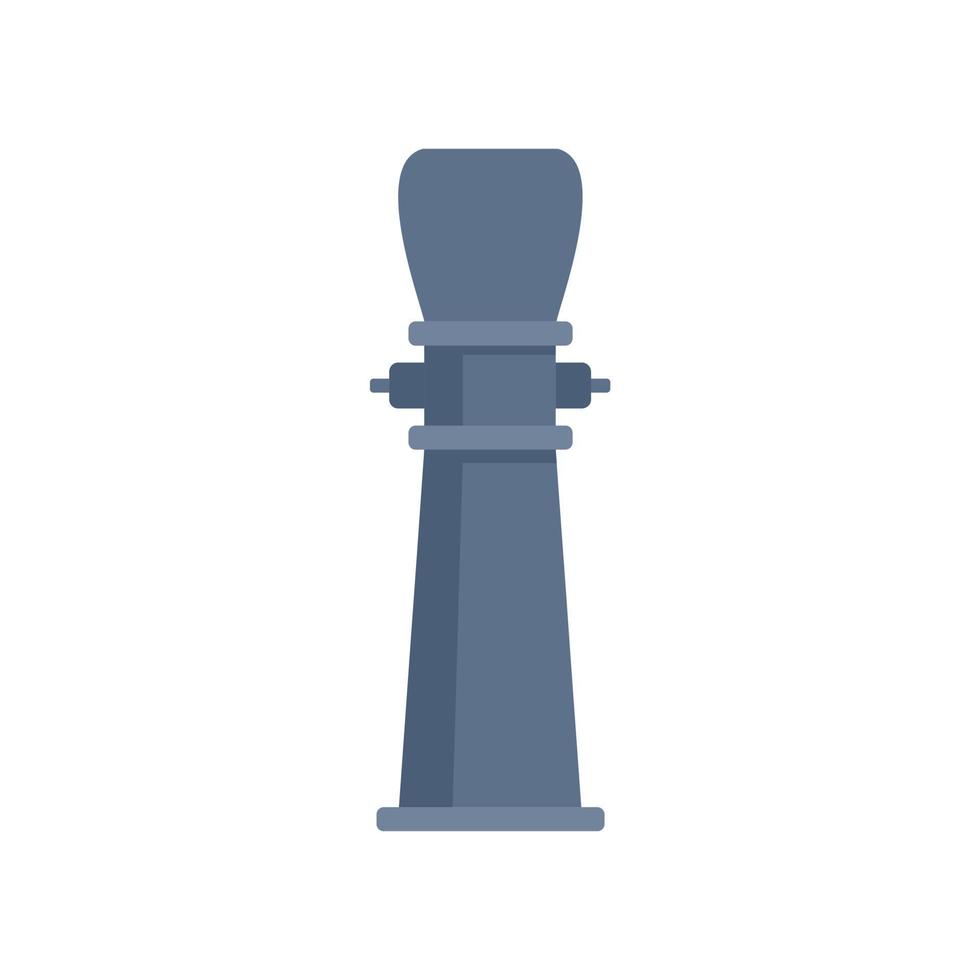 Drinking pillar icon flat isolated vector