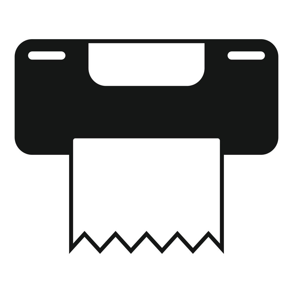 Wc paper icon simple vector. Toilet restroom vector