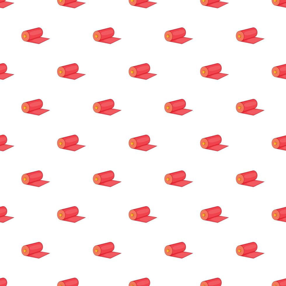 Fabric roll pattern, cartoon style vector