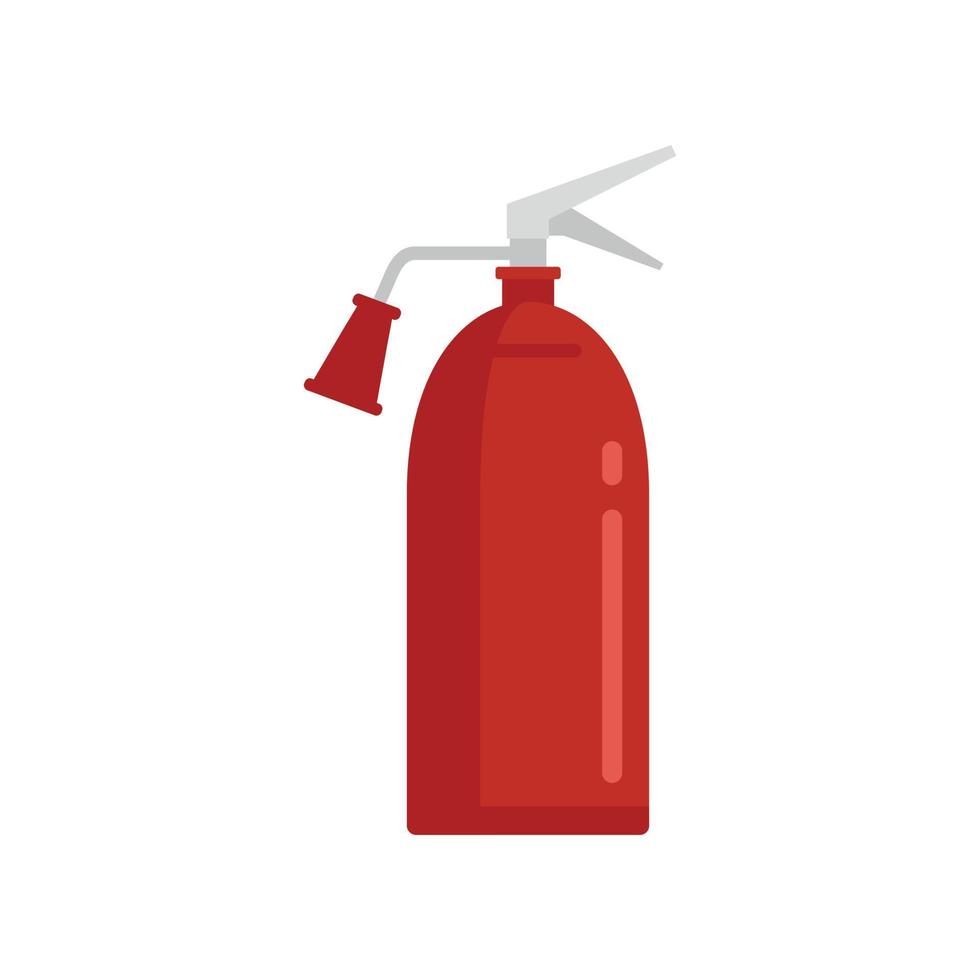 icono de espuma de extintor de incendios vector aislado plano
