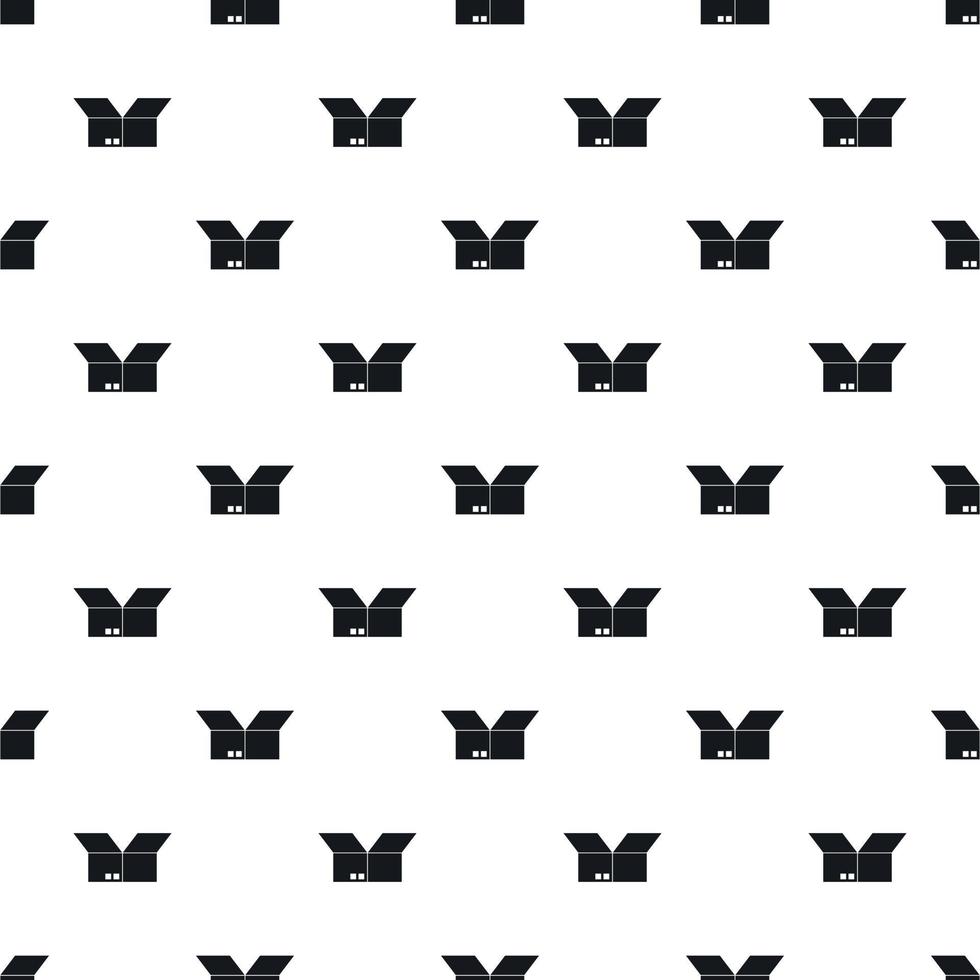 Box pattern, simple style vector