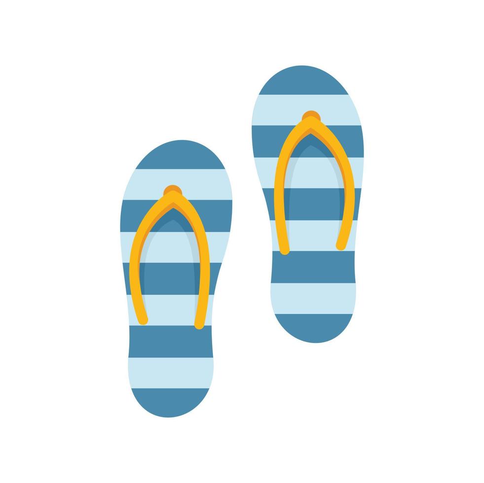 icono de zapatillas de sauna vector aislado plano