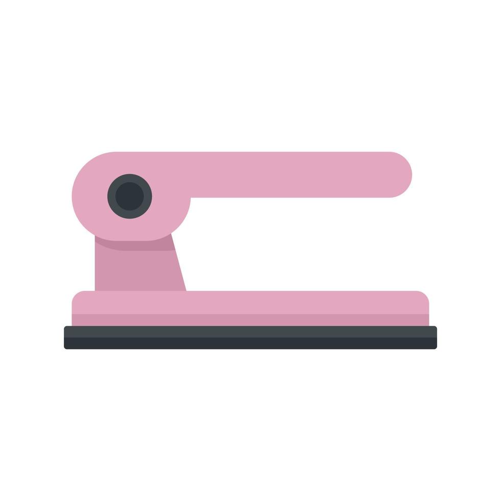 Hole punch stapler icon flat isolated vector