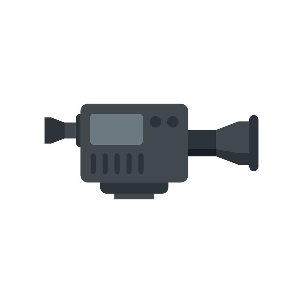 Tv digital camera icon flat isolated vector