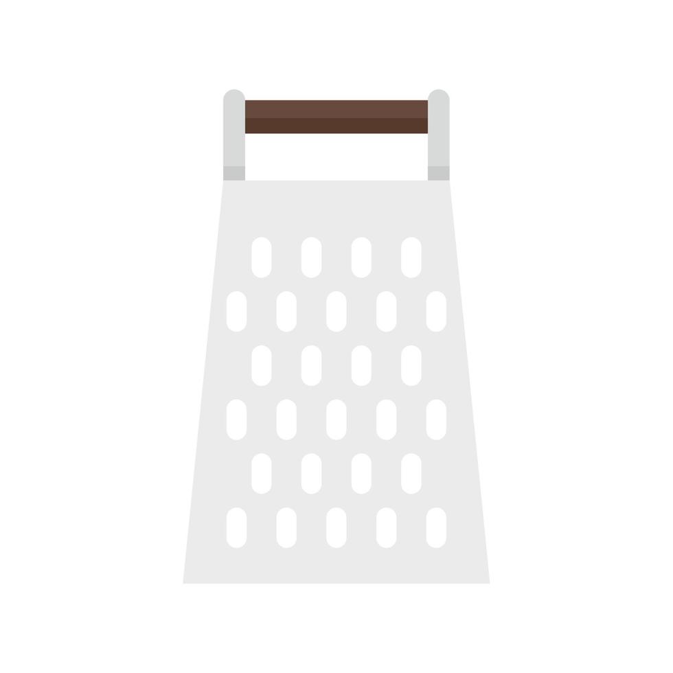 Old grater icon flat isolated vector