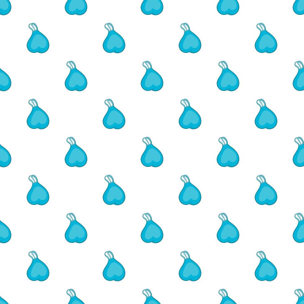 Garbage bag pattern, cartoon style vector