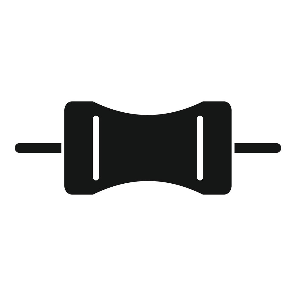 Resistor diagram icon simple vector. Electric circuit 14936648 Vector