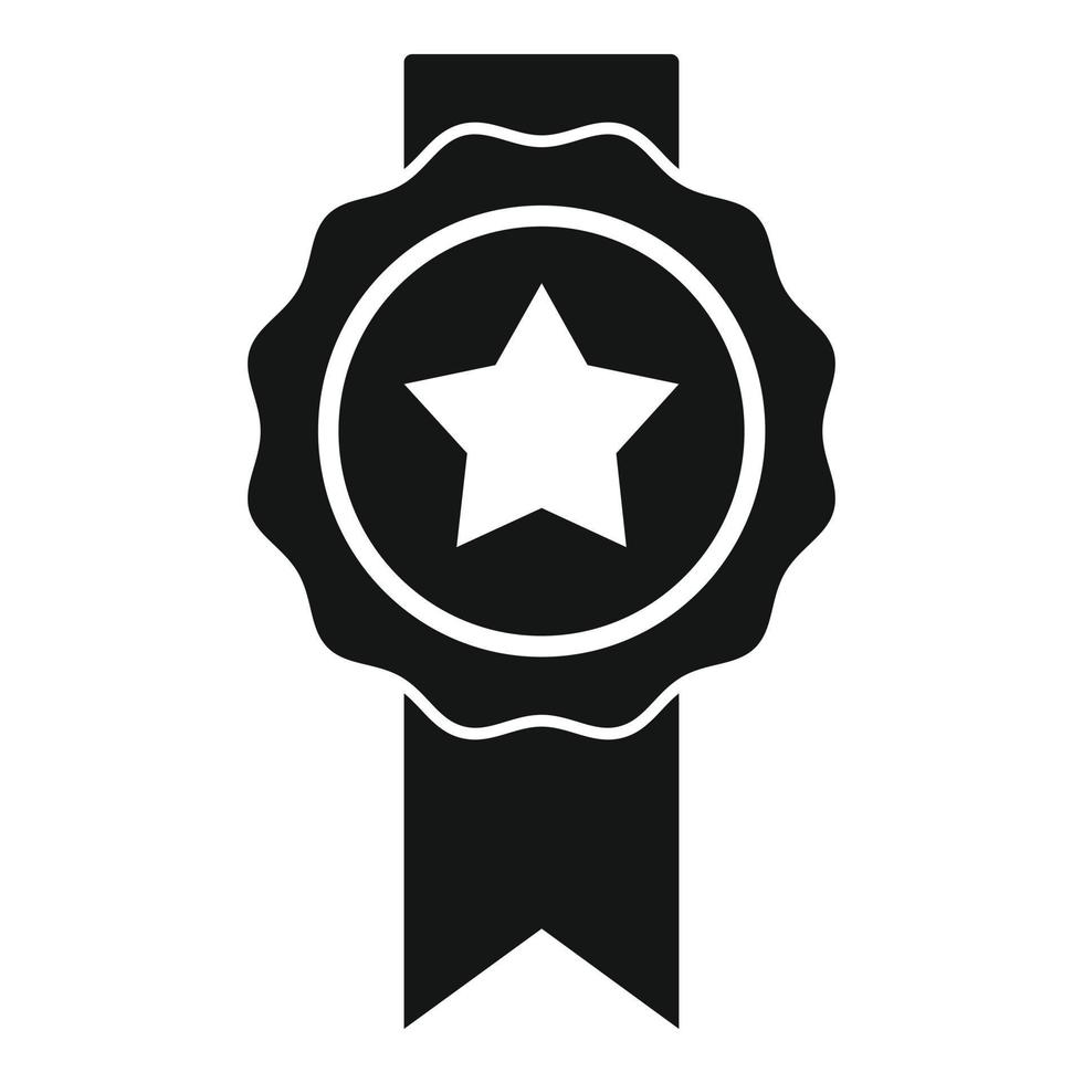 vector simple de icono de emblema de calidad. etiqueta de placa