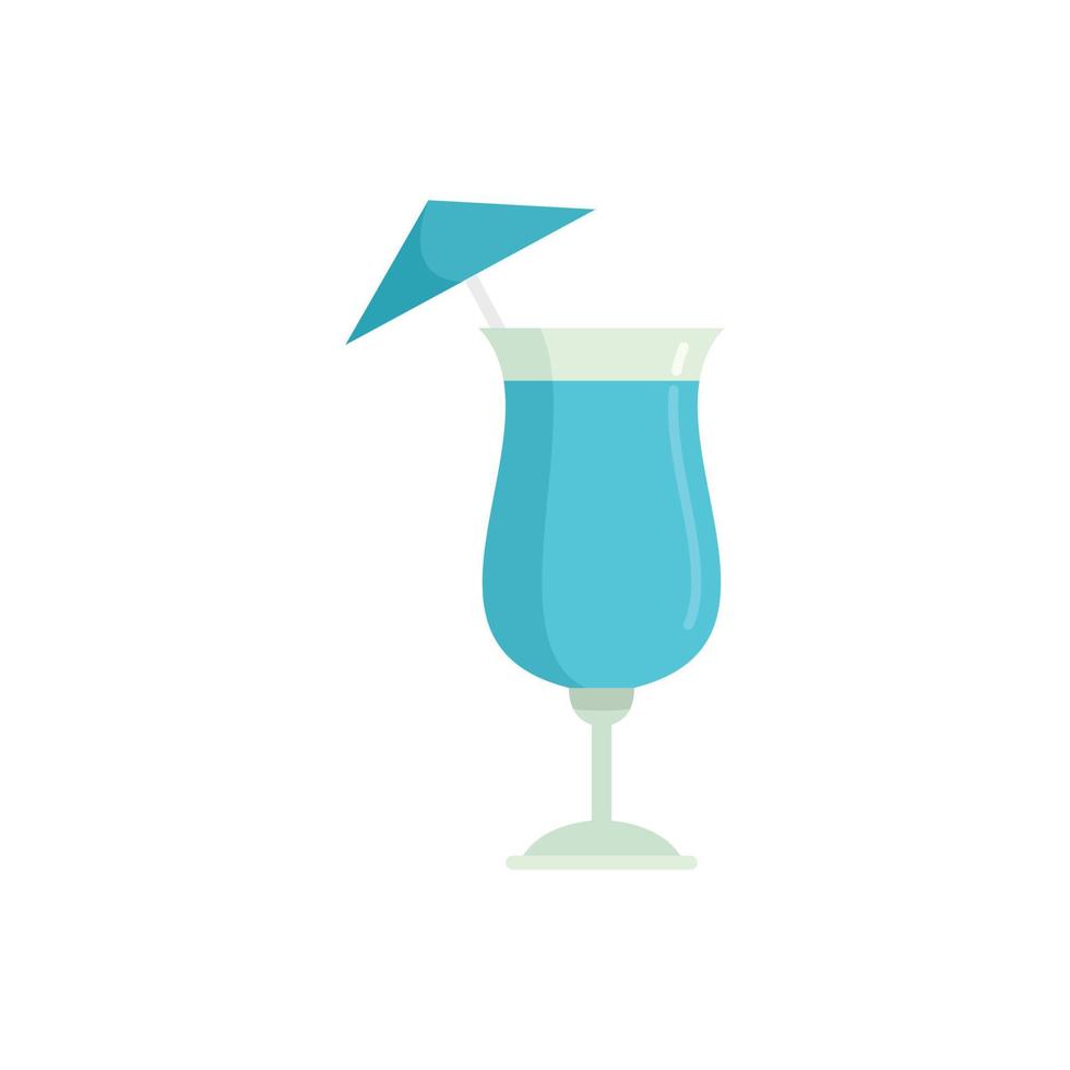 Bar cocktail icon flat isolated vector