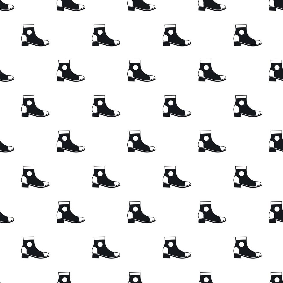 Female boot pattern, simple style vector