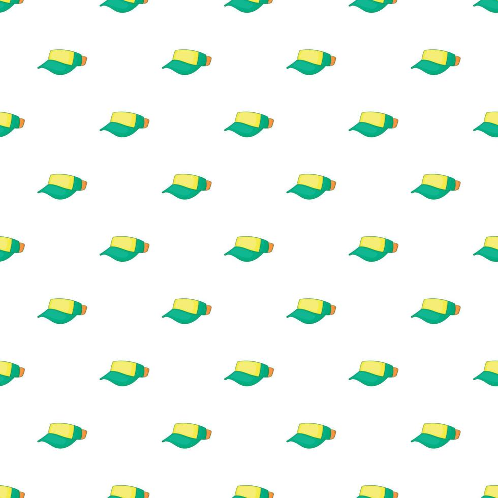 Cap without top pattern, cartoon style vector