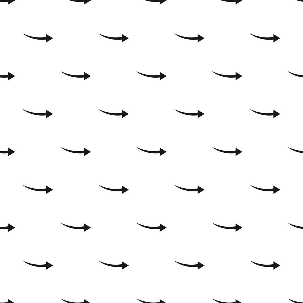 Arrow turning right pattern, simple style vector
