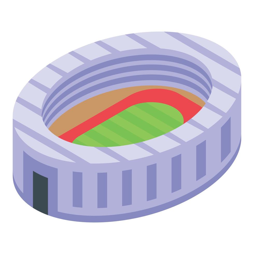 vector isométrico del icono del estadio de fútbol argentino. bandera nacional