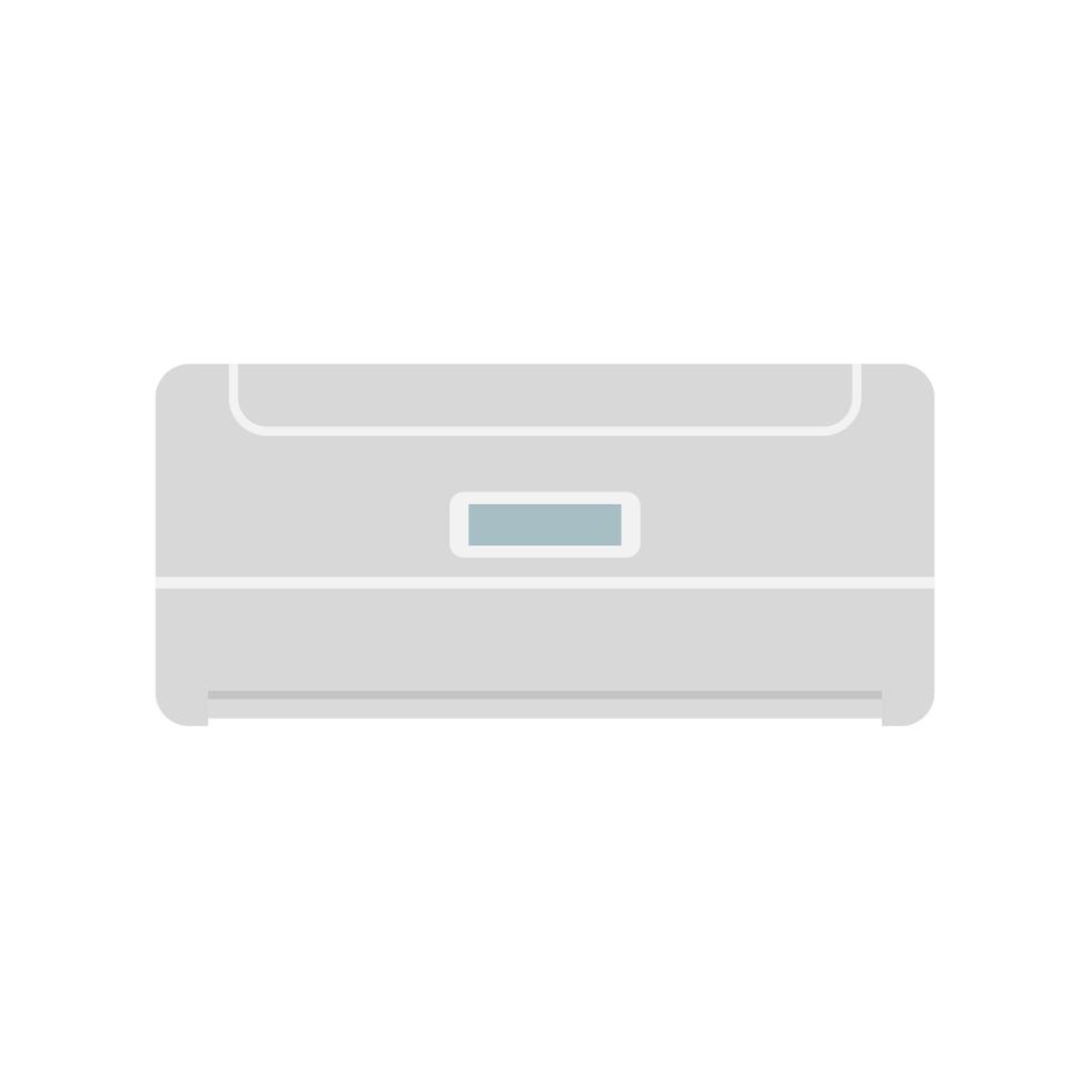 Balance air conditioner icon flat isolated vector