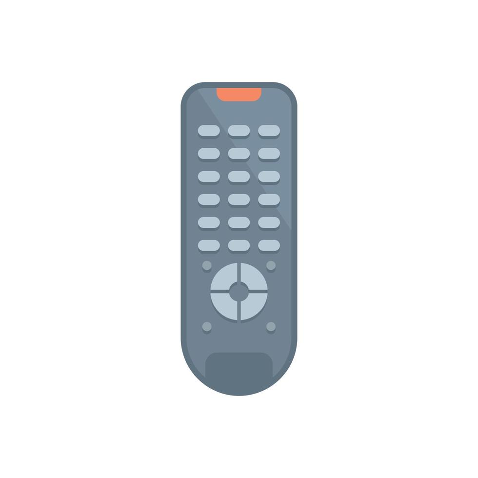 Tv remote control icon flat isolated vector