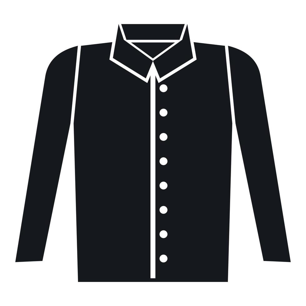 Shirt icon, simple style vector