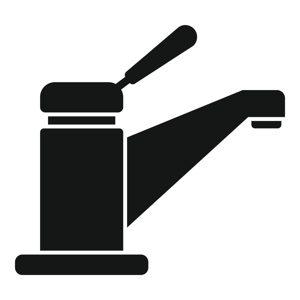 Water tap icon simple vector. Repair pump vector
