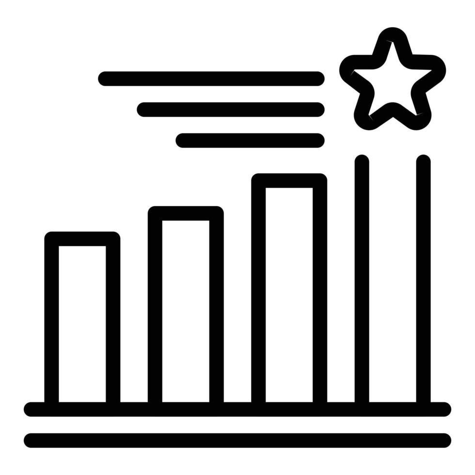 Delight graph icon outline vector. People face vector