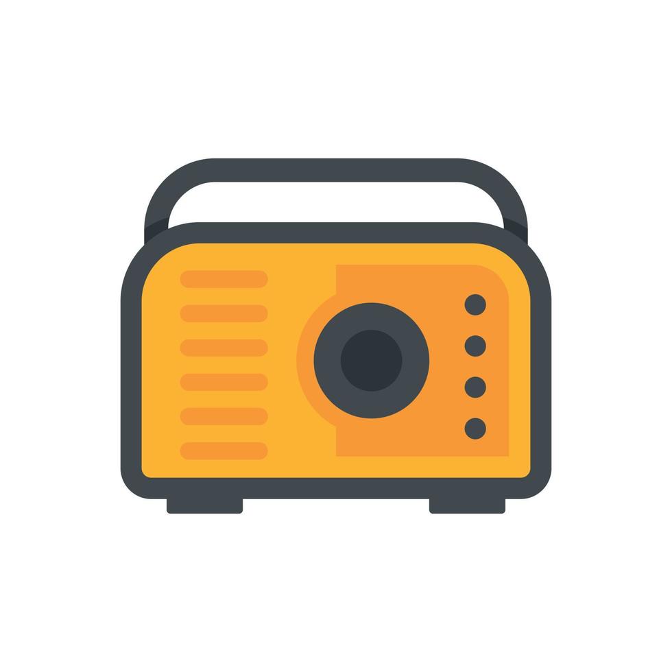 Gasoline tool icon flat isolated vector