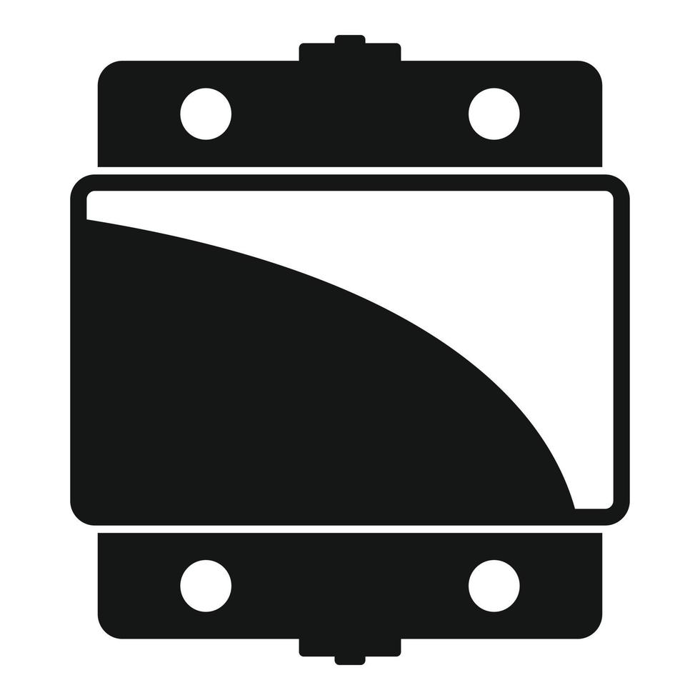 Industry voltage regulator icon simple vector. Power stabilizer vector