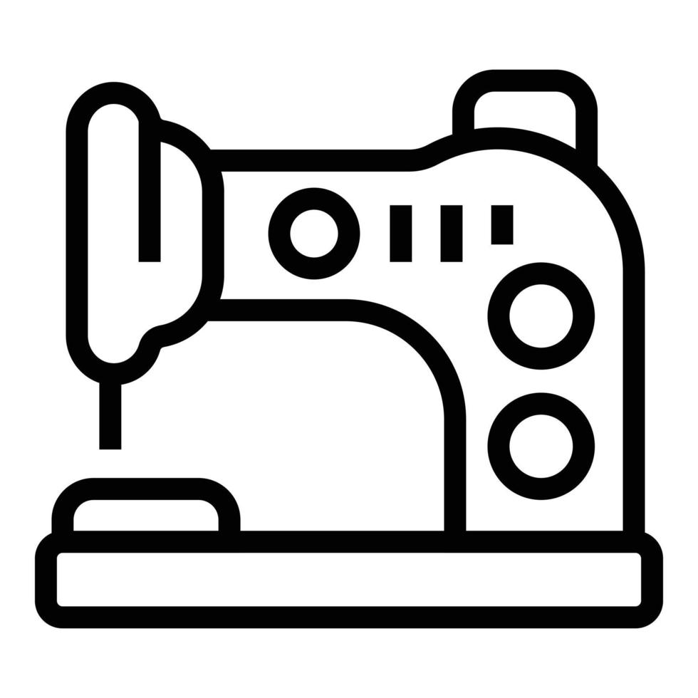 Home sewing machine icon outline vector. Art workshop vector