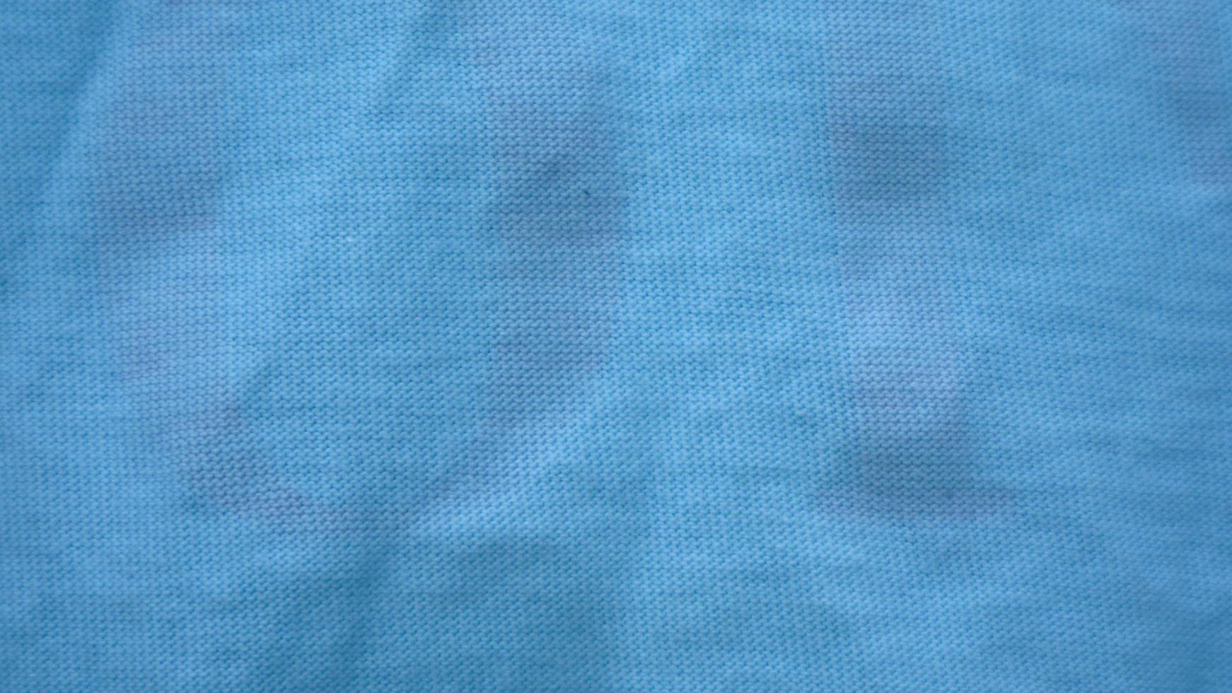 textura de tela azul claro como fondo foto