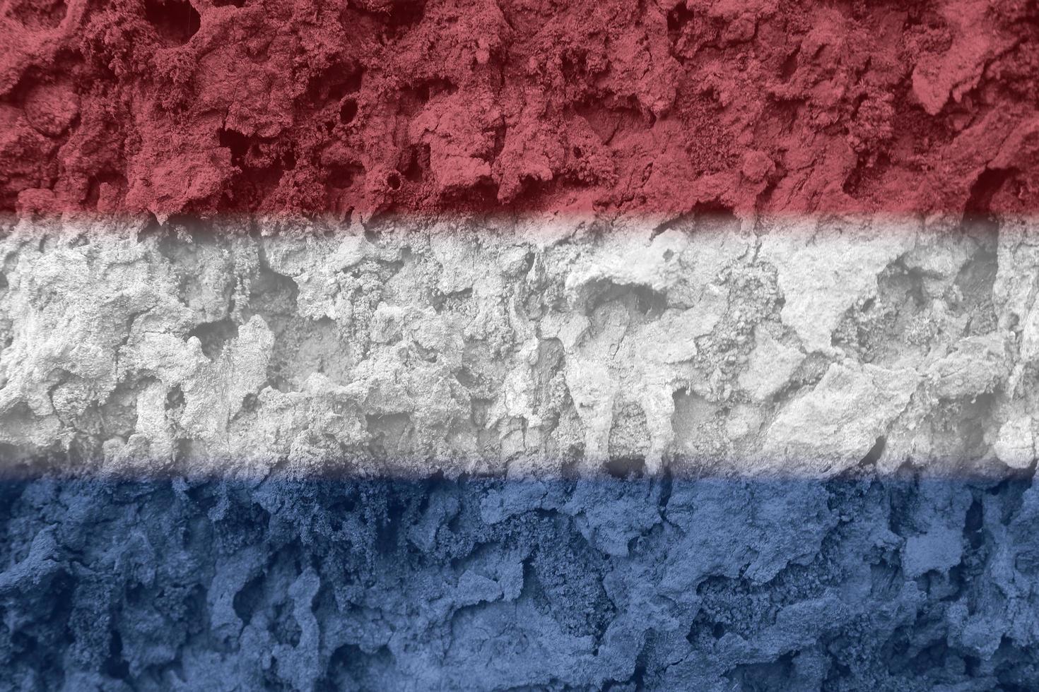 netherlands flag texture as background photo