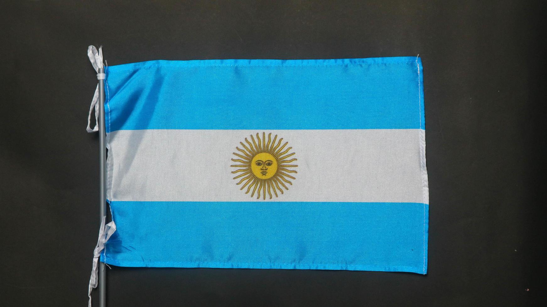 Argentinian flag texture as background photo