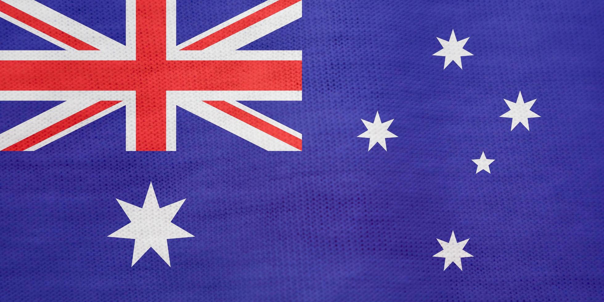 texture of australian flag as background photo