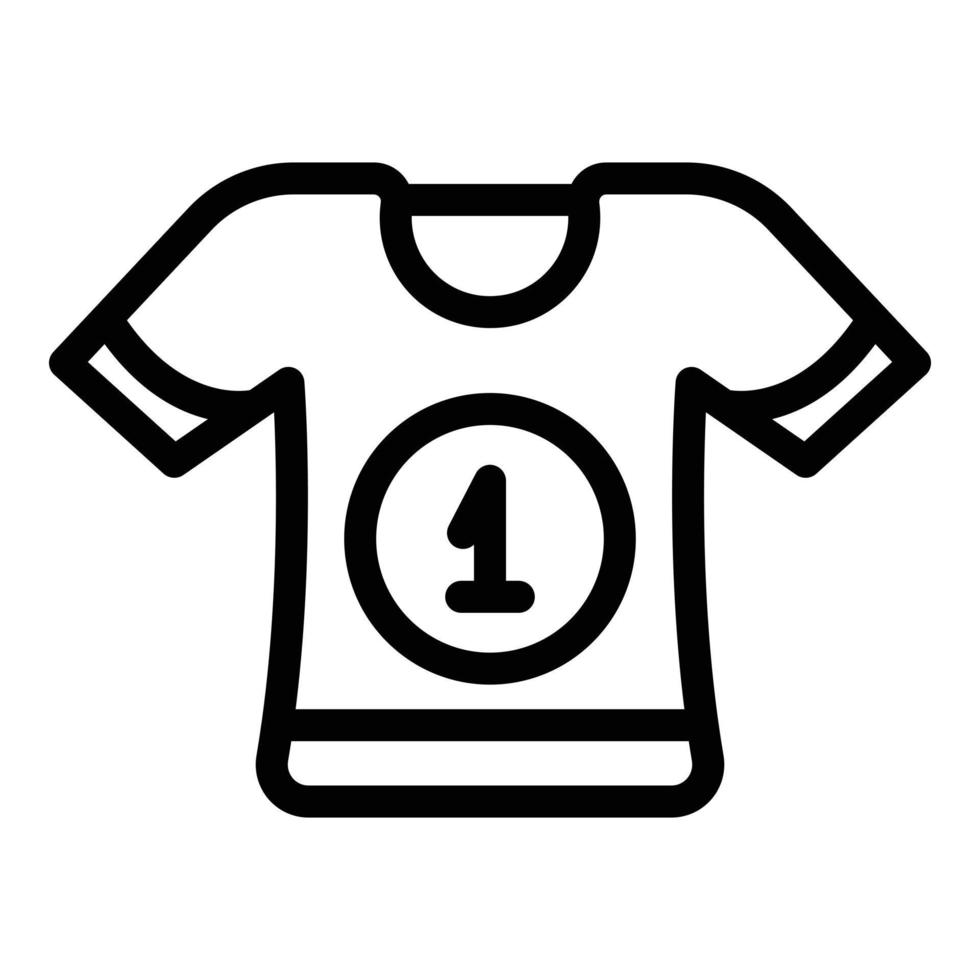 Jockey tshirt icon outline vector. Horse race vector