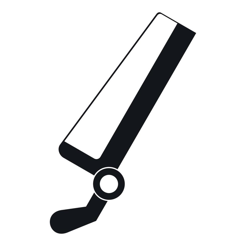 Surgical saw icon, simple style vector