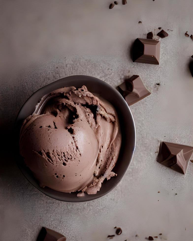 Chocolate Ice Cream photo