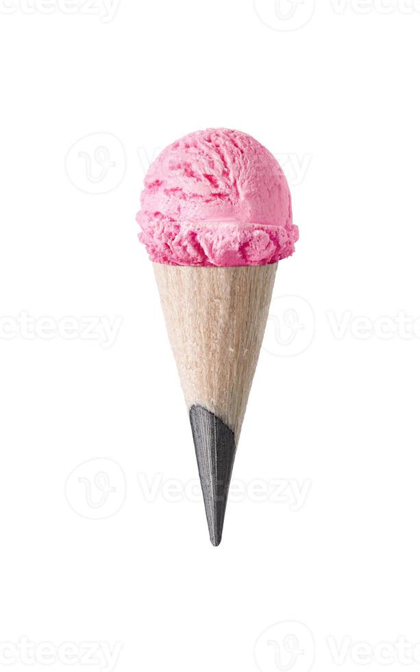 The Ice cream and pencil photo