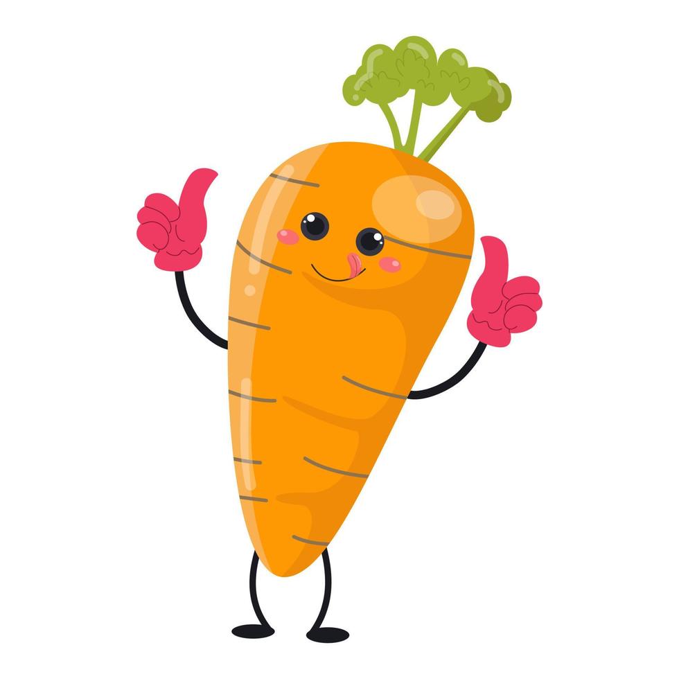 Cartoon vegetables Characters suitable for children's clothing designs vector
