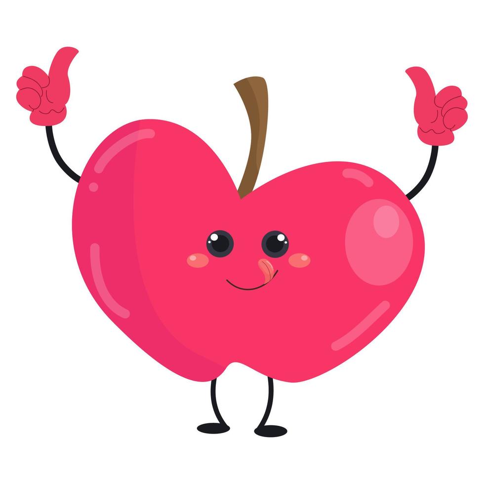 Cartoon Fruit Characters suitable for children's clothing designs vector