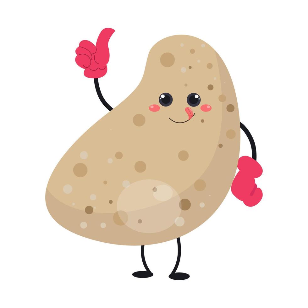Cartoon vegetables Characters suitable for children's clothing designs vector