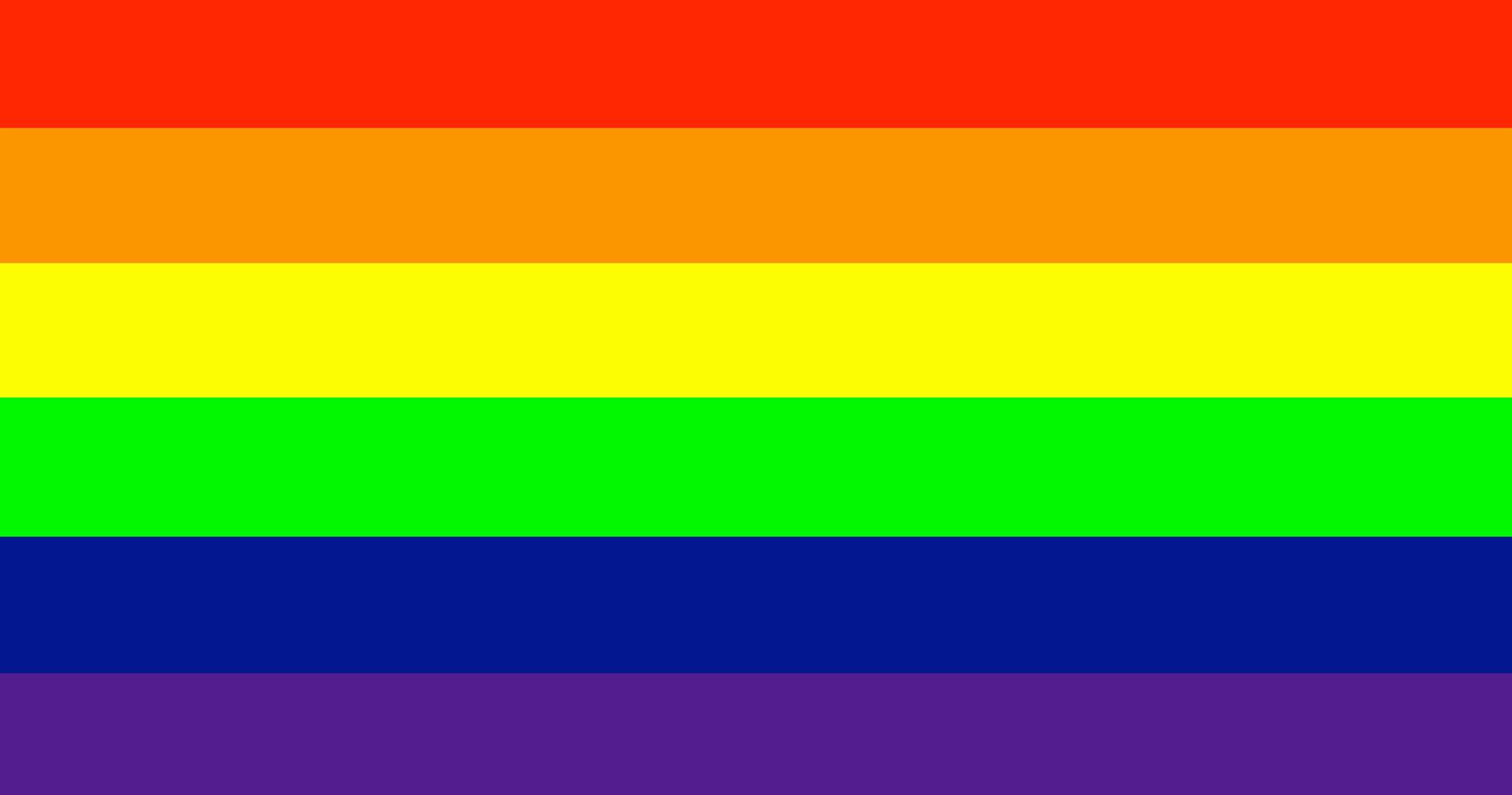 Rainbow stripes art painting, LGBT symbol, concept for celebrations of LGBT in pride month around the world. photo