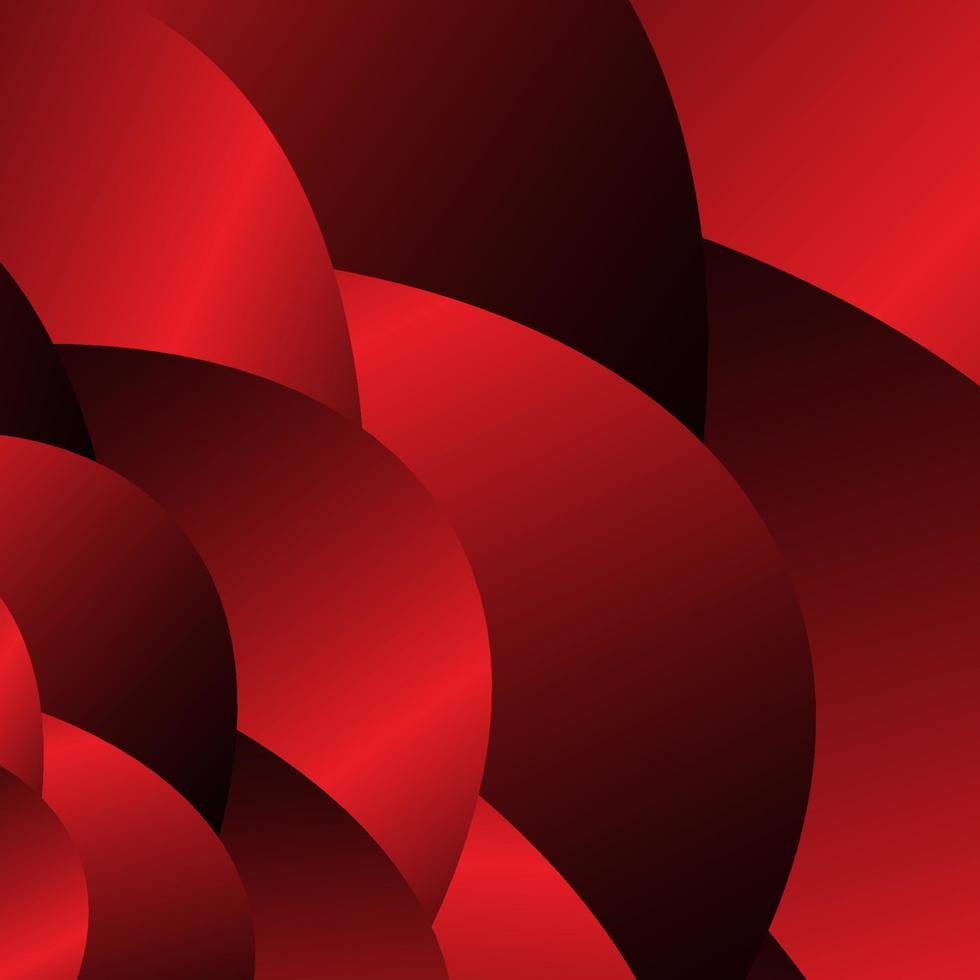 patrón de curva abstracta en color degradado rojo y negro. fondo de vector de banda creativa para plantilla de folleto, folleto, volante, póster