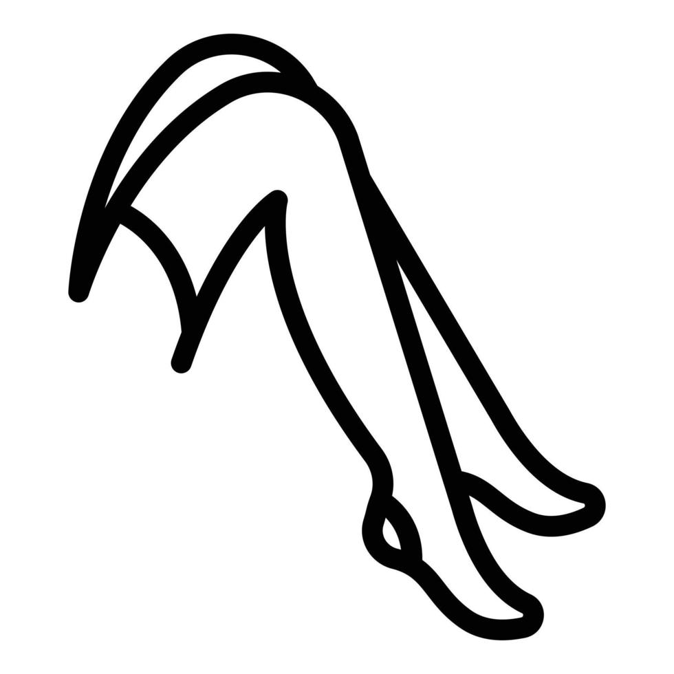 Stockings varicose icon outline vector. Blood circulation vector