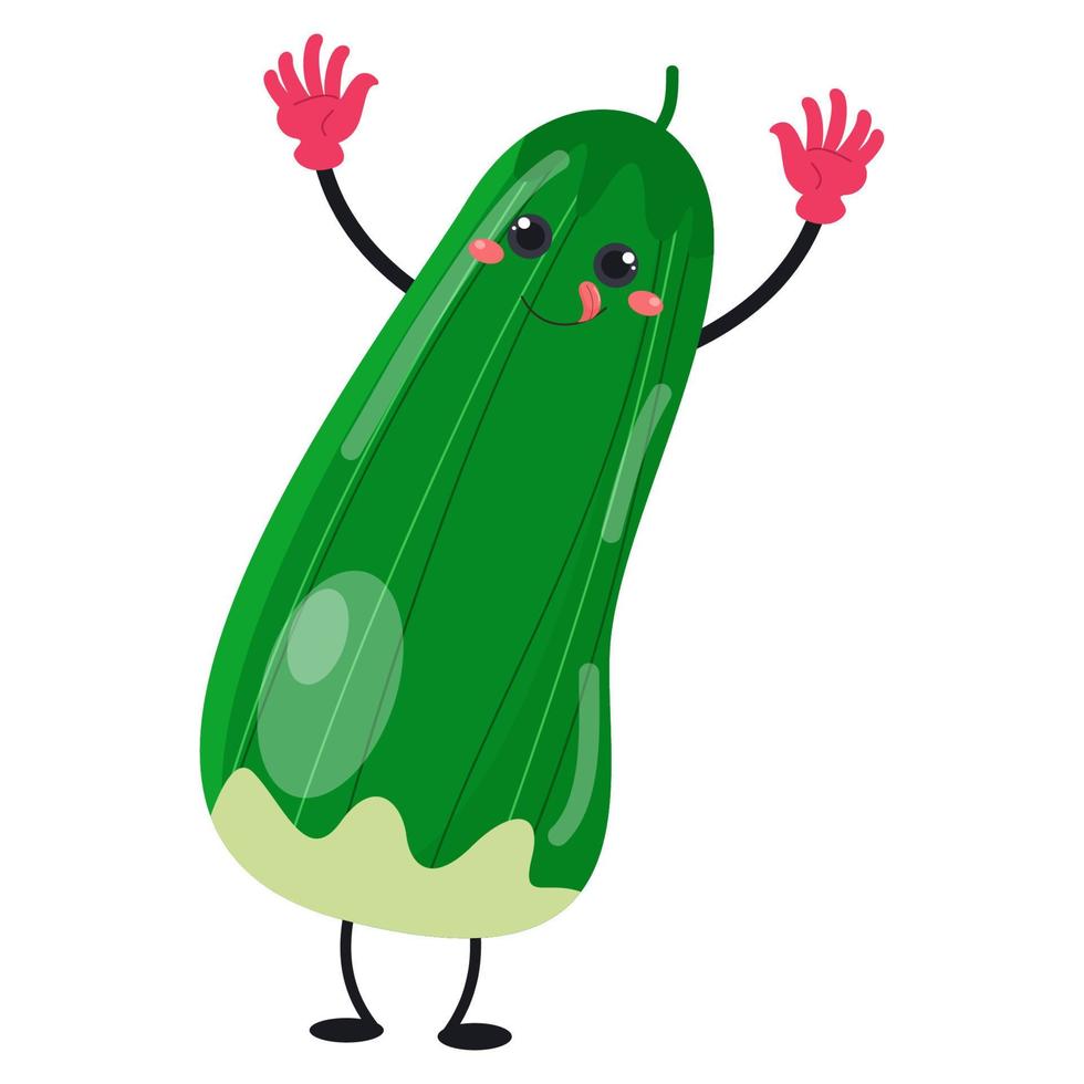 Cartoon vegetables Characters suitable for children's clothing designs vector