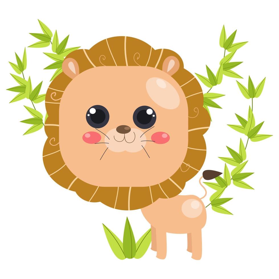 Cute Animals Cartoon Characters suitable for children's clothing designs vector