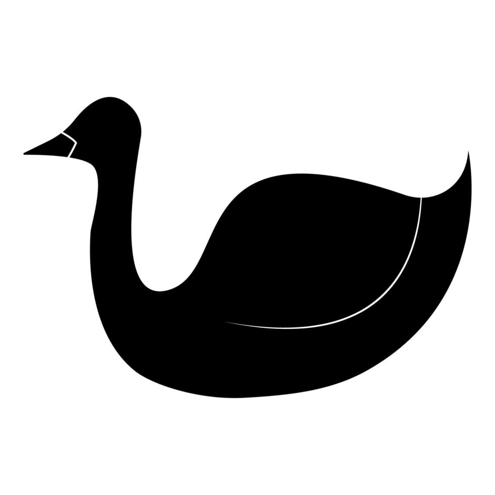 swan icon illustration vector