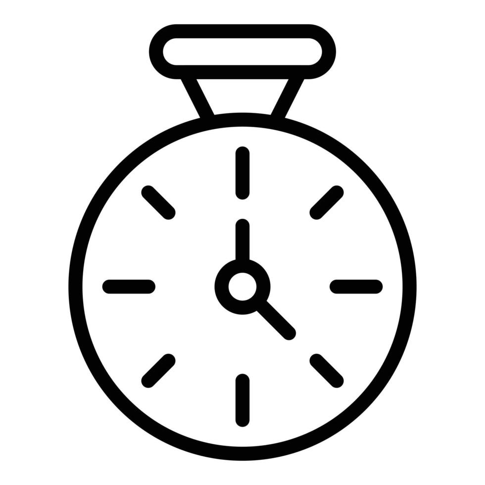 Time of eye patch icon outline vector. Face mask vector